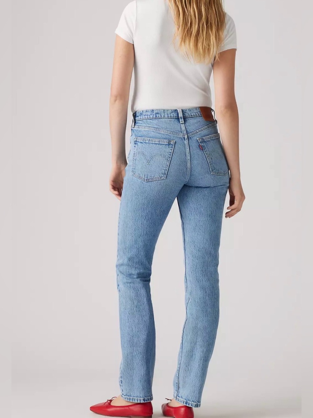 Levi's 501 Original Fit Jeans Women's W27 L32 Light Wash Straight Leg Denim